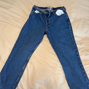 Abercrombie & Fitch curve love the mom high rise size 30